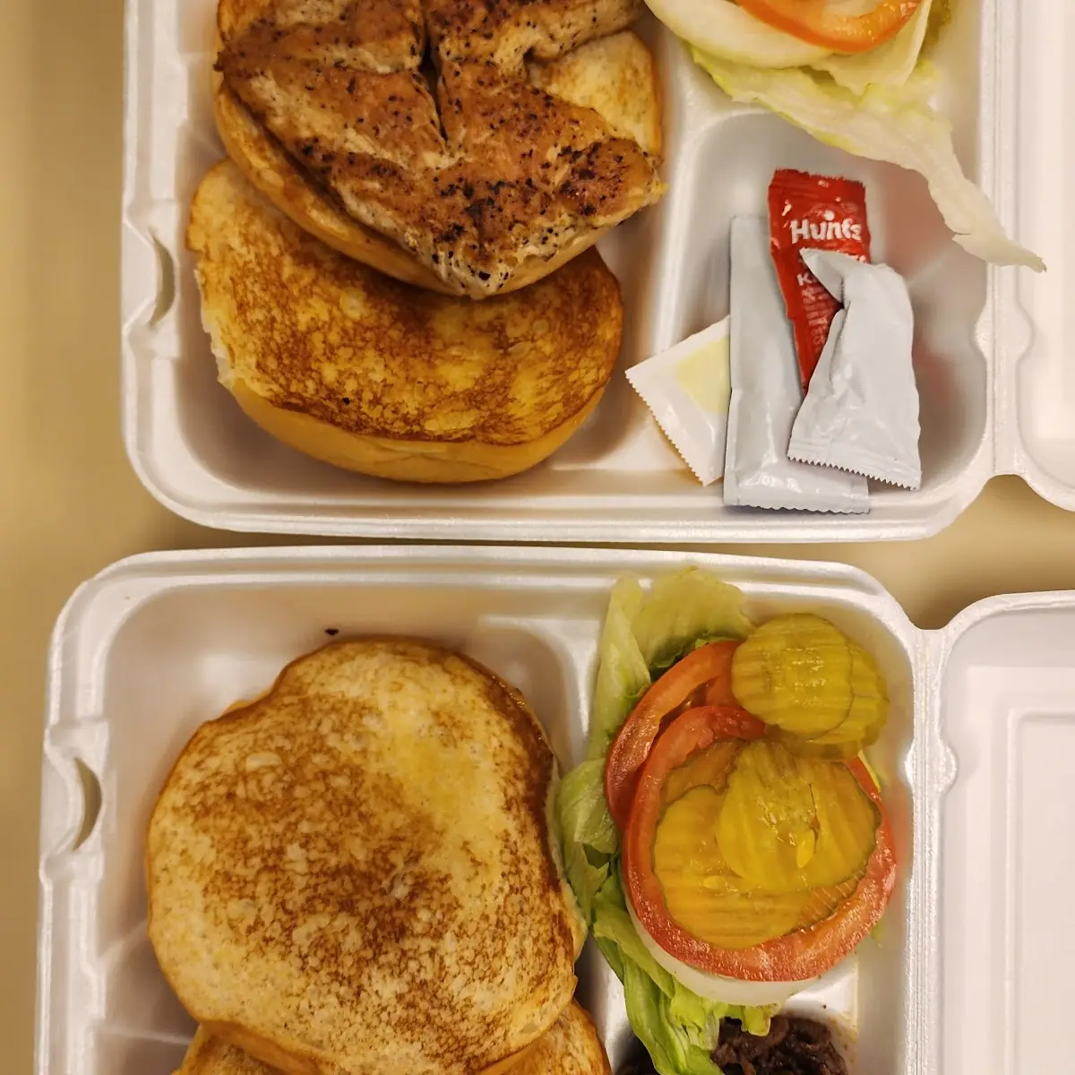 Bulgogi Burger and Grilled Chicken