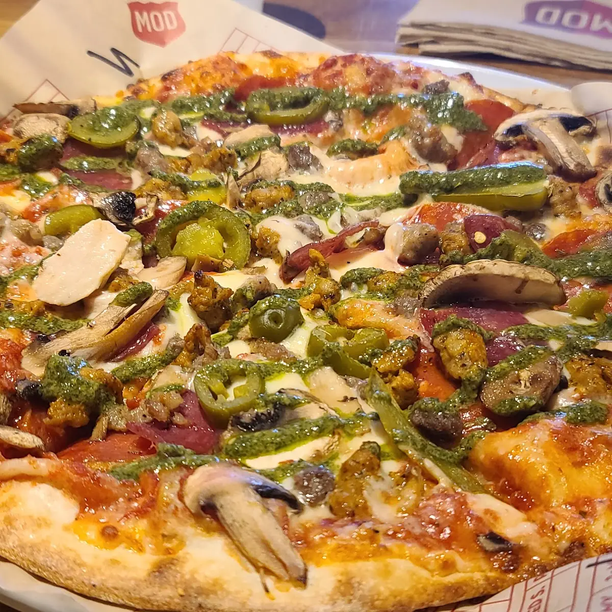 Mushroom Pizza