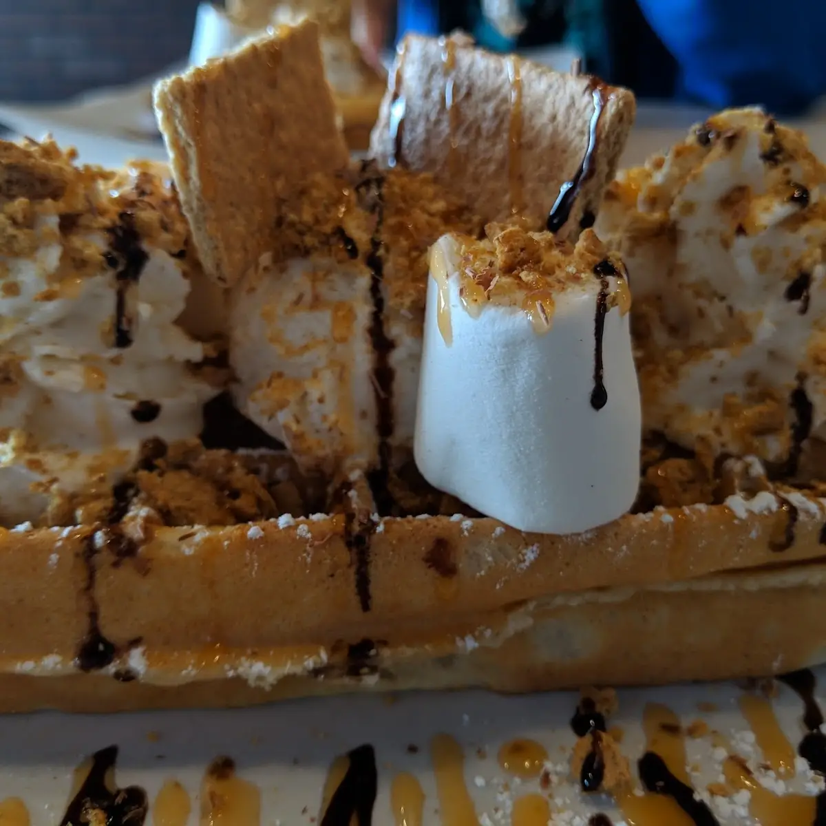 Smores Waffle, Belgian Waffle Bar