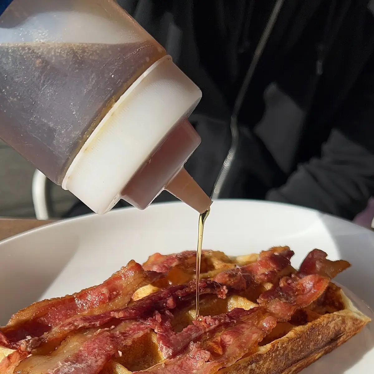 Waffle with Bacon, Belgian Waffle Bar