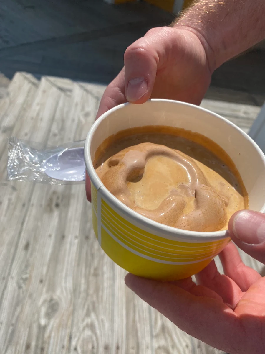 Affogato with Nutella Ice Cream
