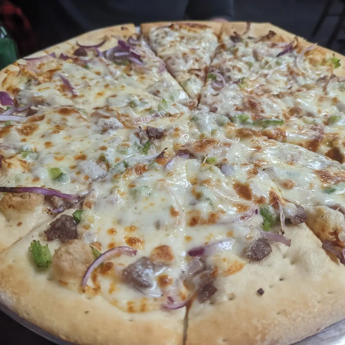 Philly Cheesesteak Pizza