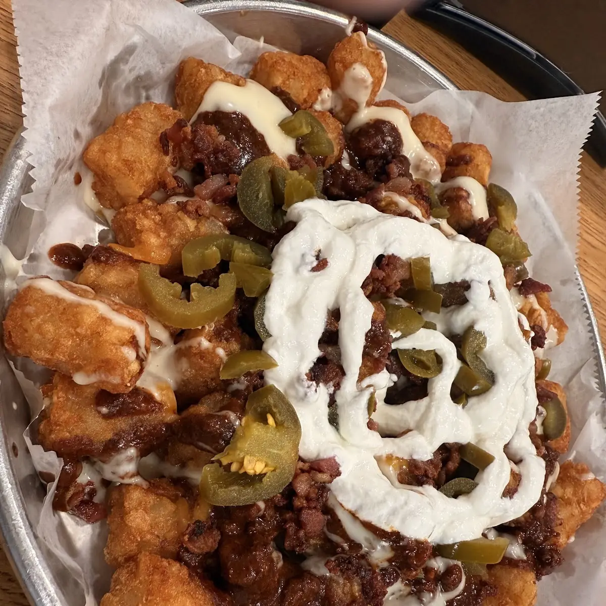 Chili Cheese Tots
