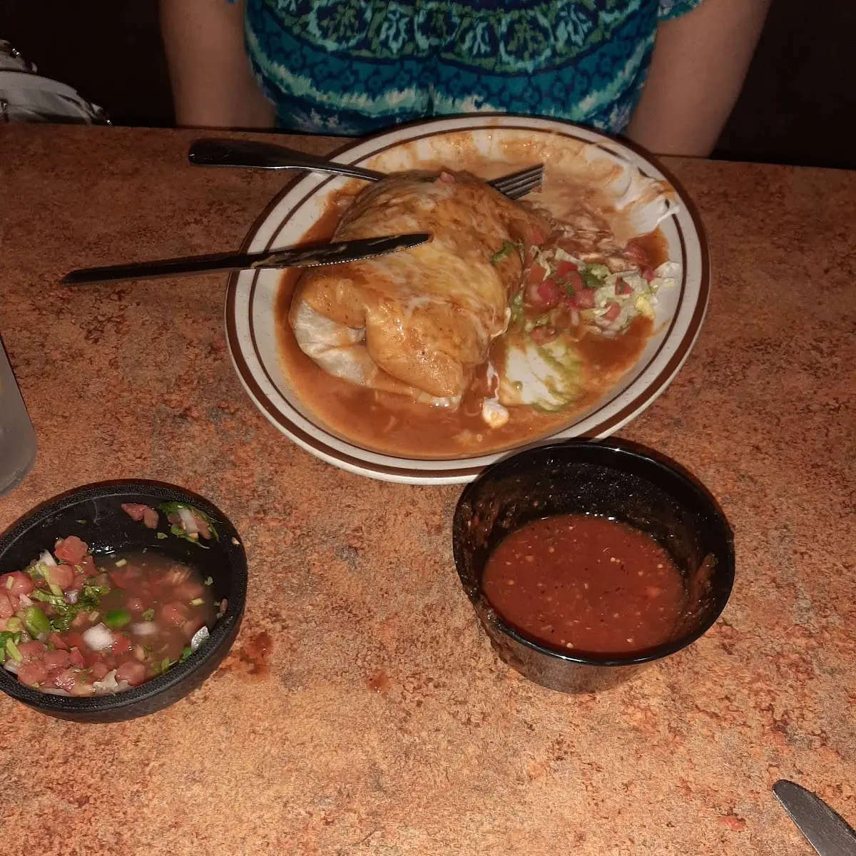 Shredded Beef Burrito