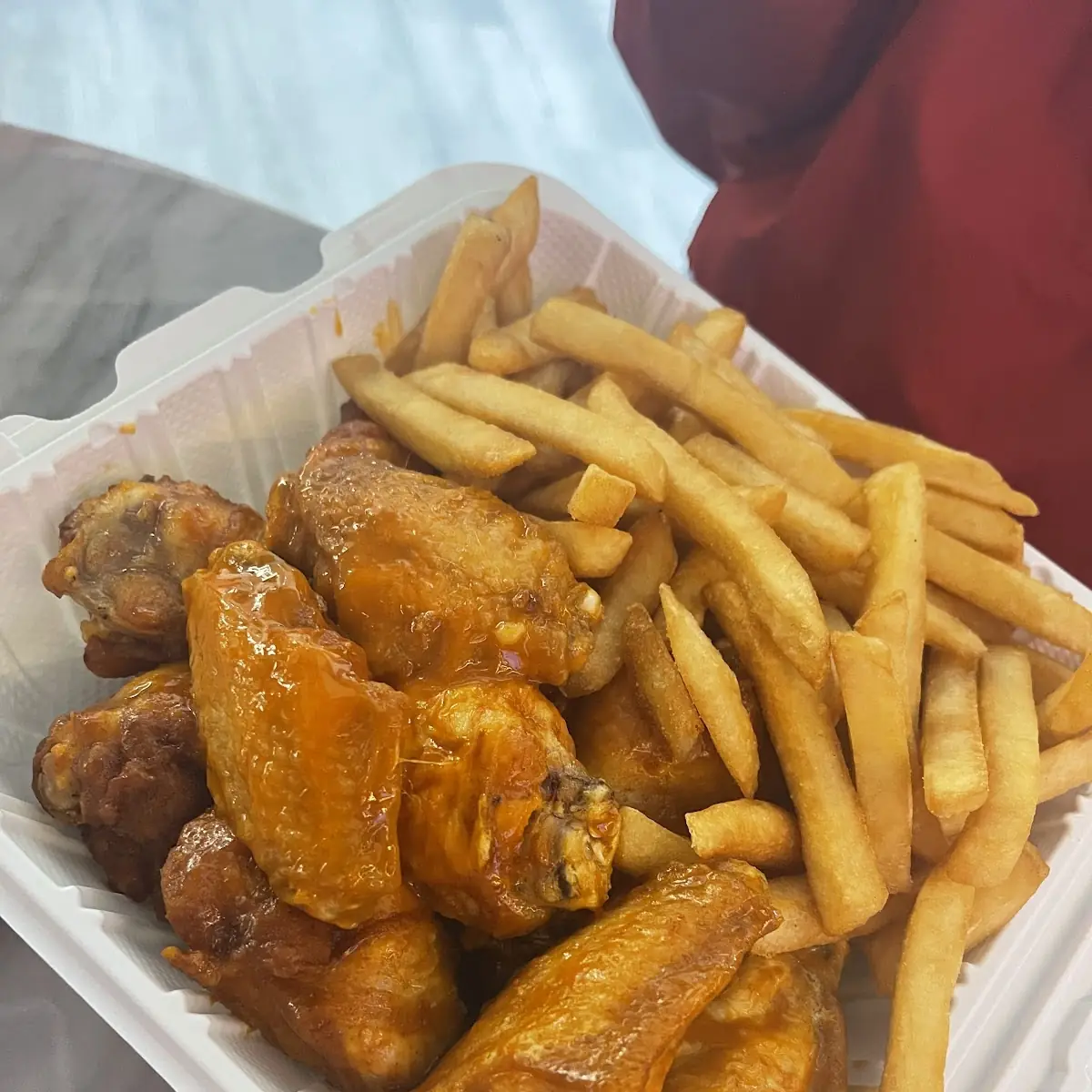 Buffalo Wings and Fries
