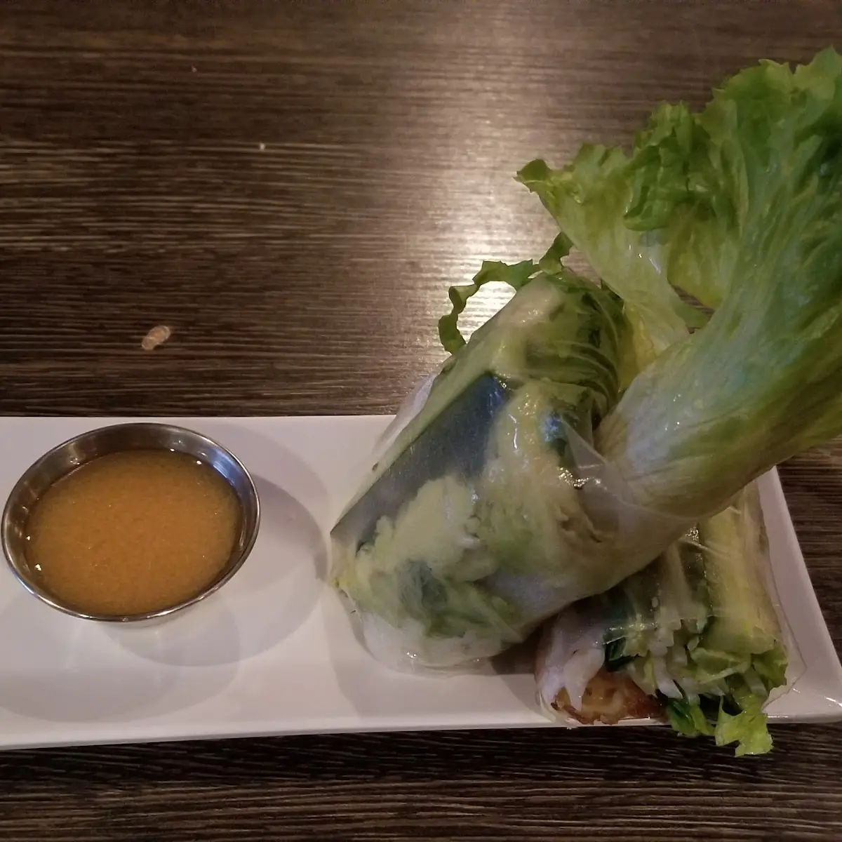 Tropical Spring Roll with Miso Sauce