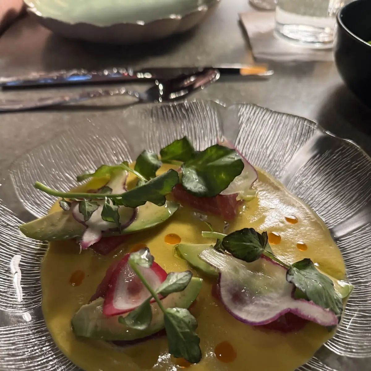 Hamachi Crudo