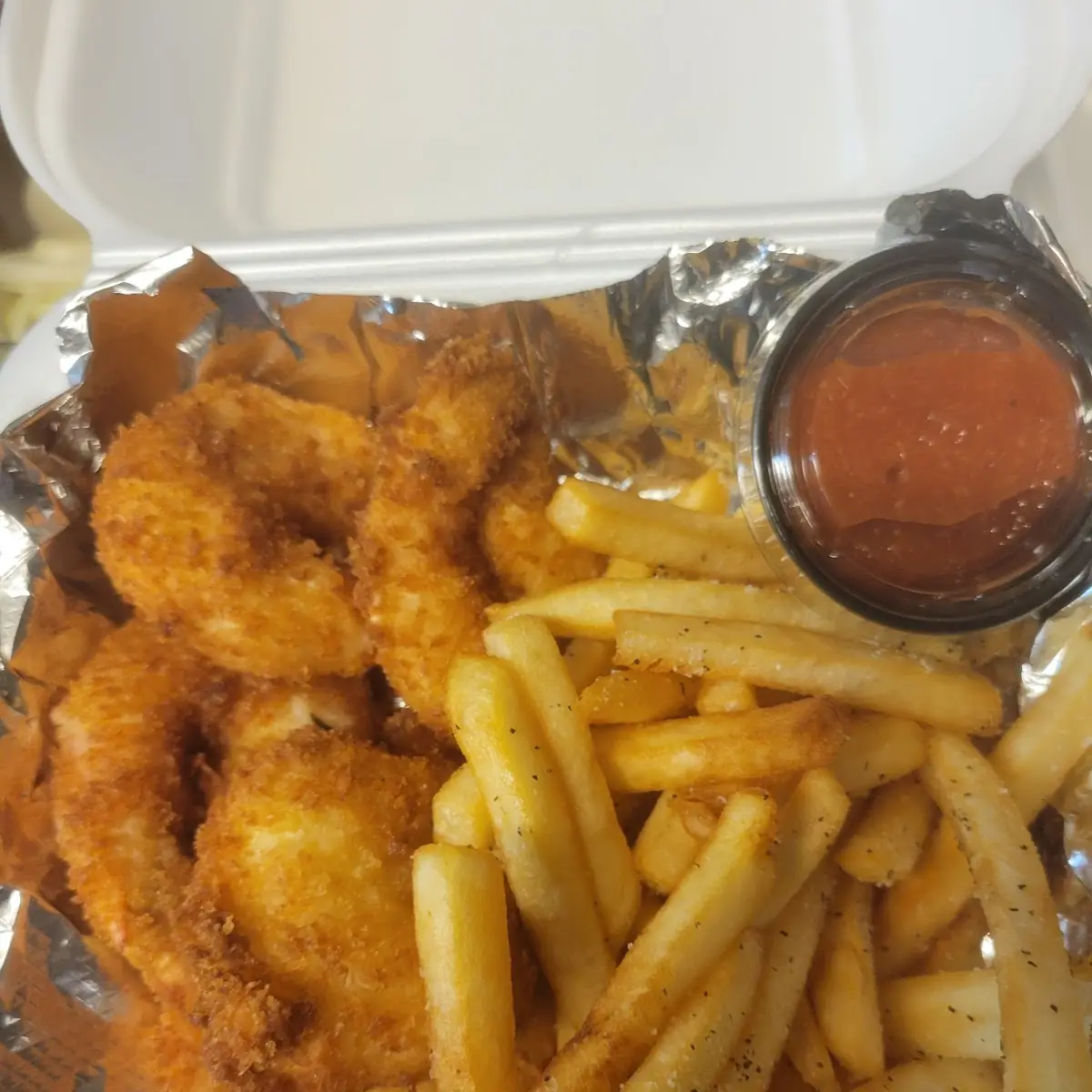 Coconut Shrimp Basket