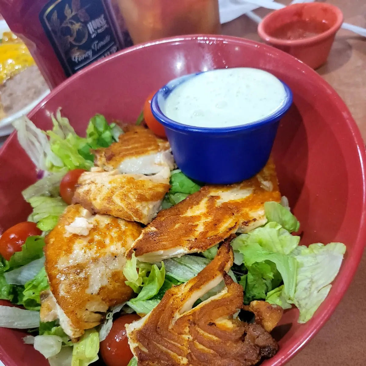 Grilled Salmon Salad