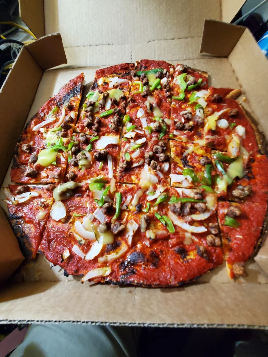 Thin Crust Pizza Without Cheese