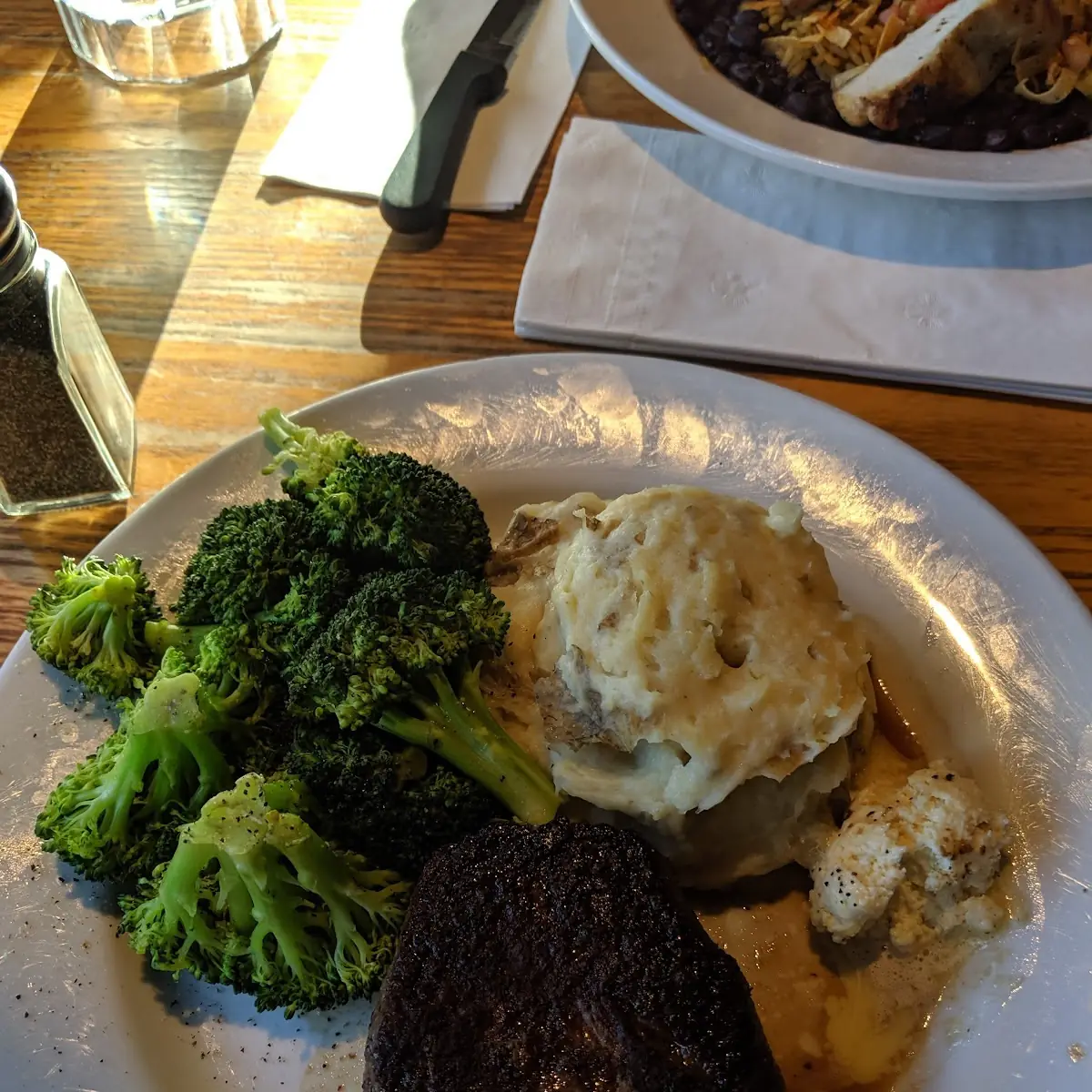 Sirloin and Mashed Potatoes