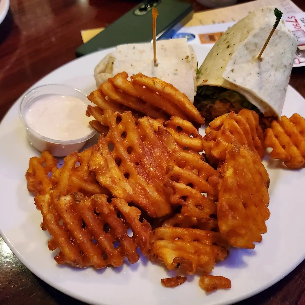 Buffalo Blue Chicken Wrap