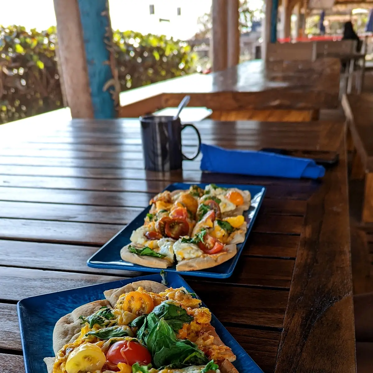 Jerk Shrimp or Chicken Flatbread