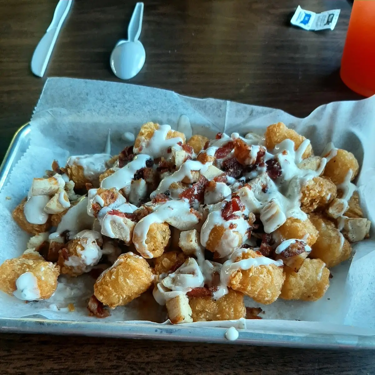 Chicken Bacon Ranch Tots
