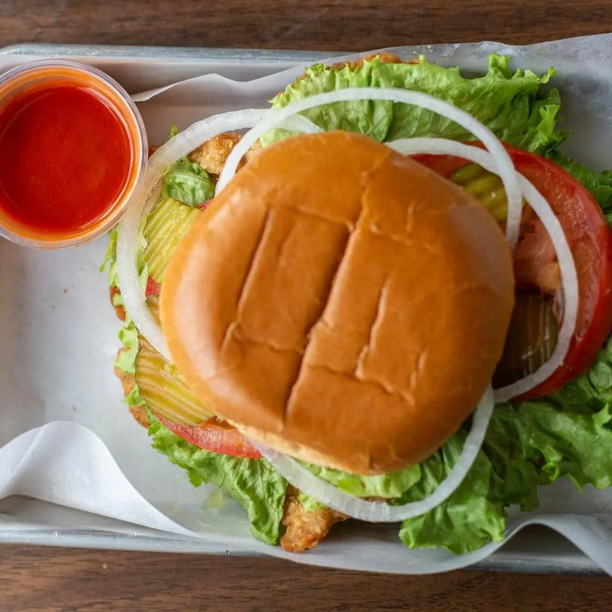 Grilled Chicken Sandwich Basket
