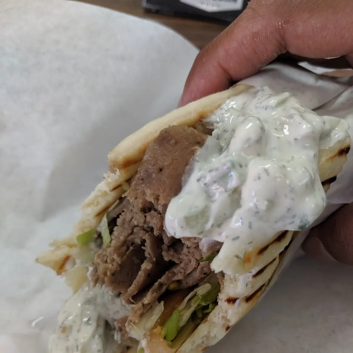 Beef Shawarma Wrap