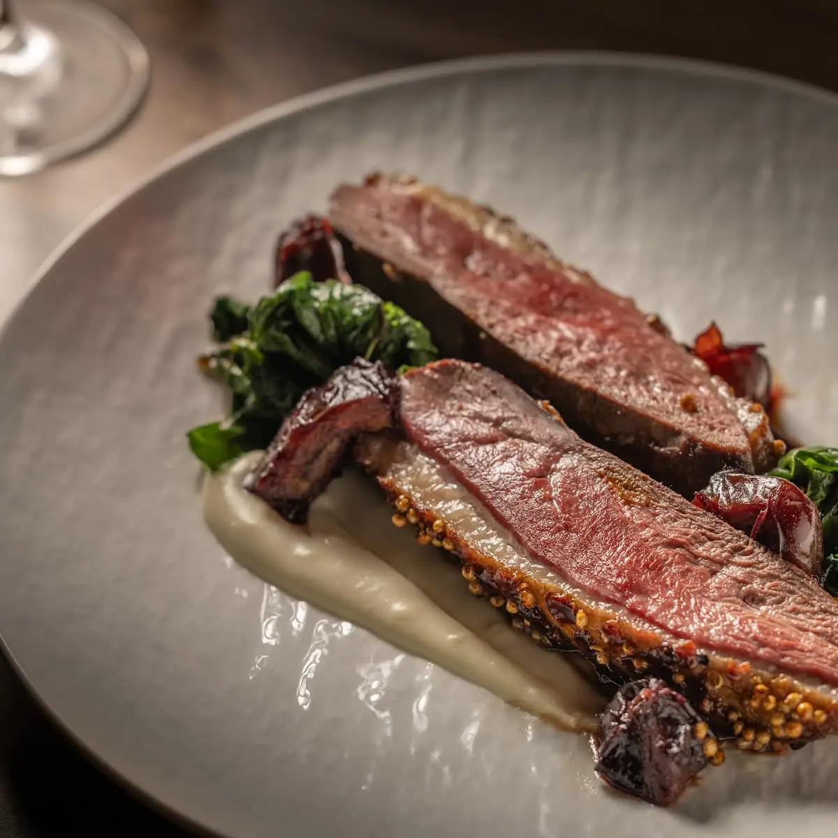 Coriander-Crusted Duck Breast