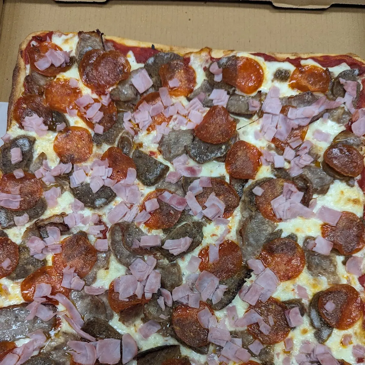 Meat Lovers Thin Sicilian Pizza