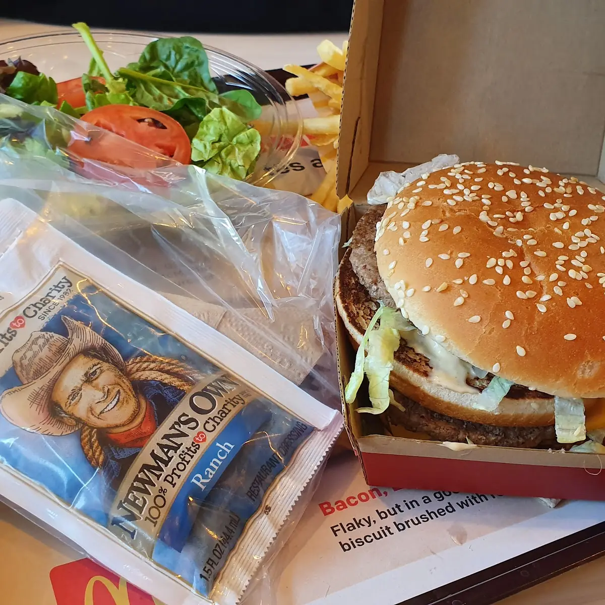 Big Mac with Side Salad and Fries