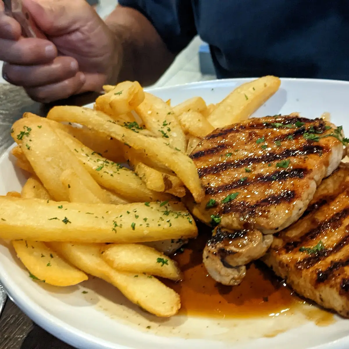 Go Grilled Bourbon Pork Chops
