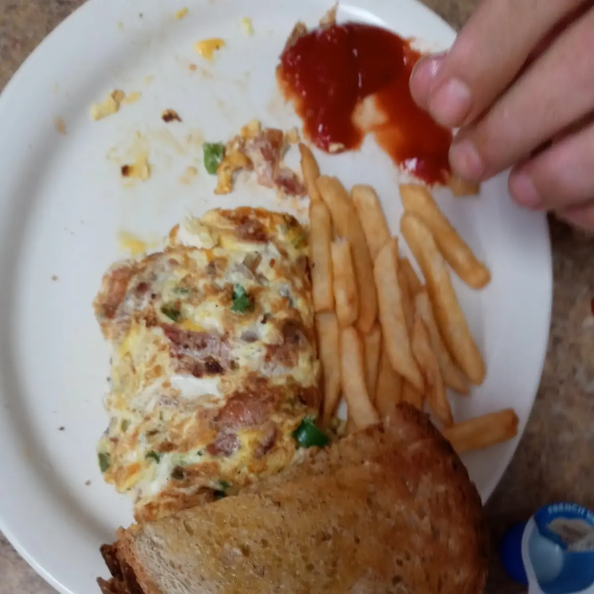 Ham and Cheese Omelette