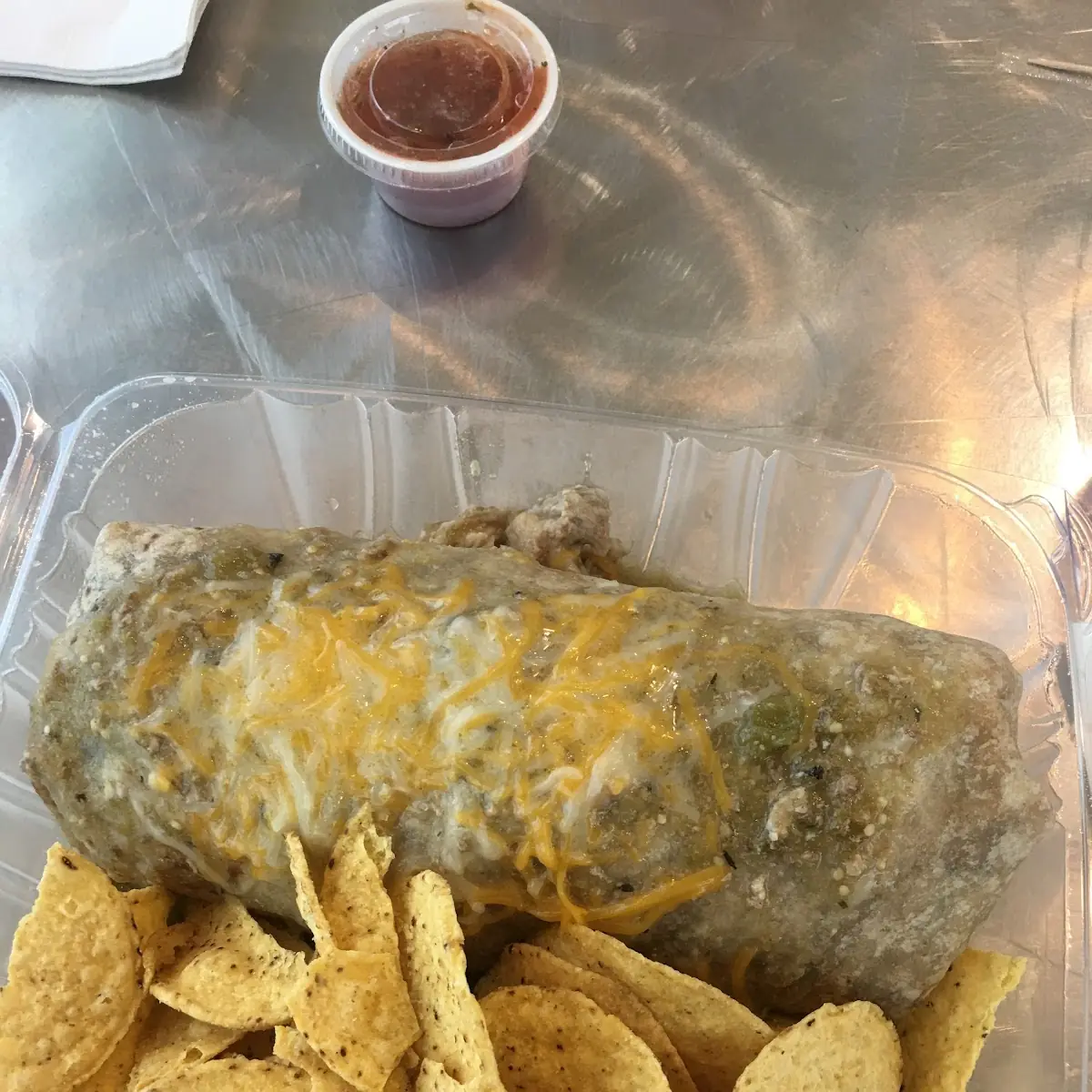 Pork Chile Verde Burrito
