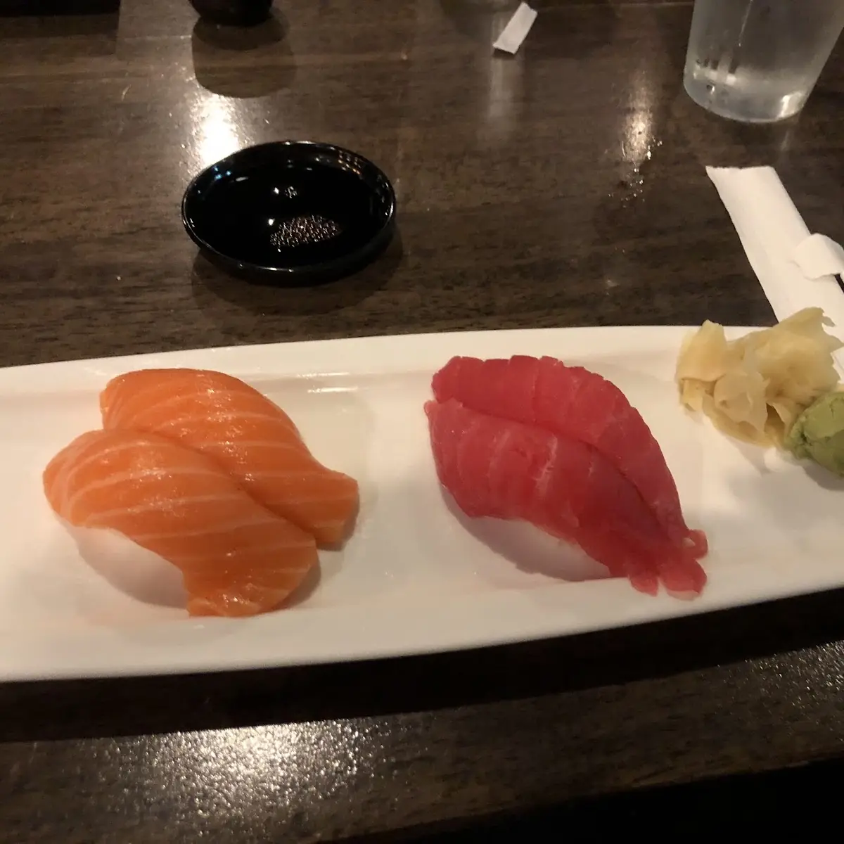 Salmon and Tuna Sashimi