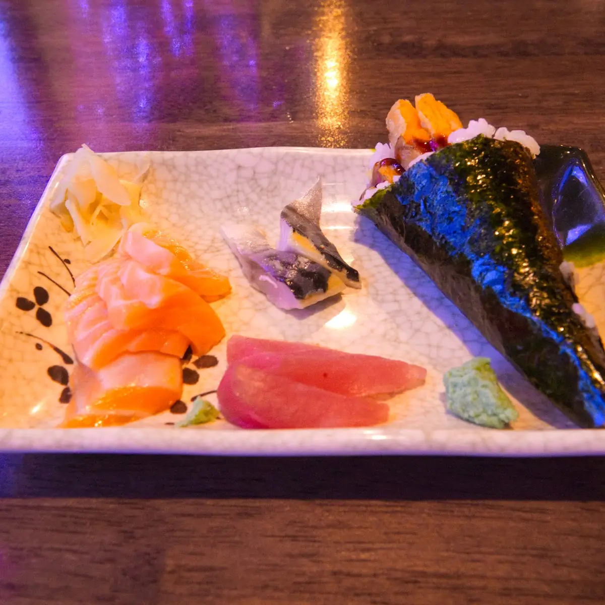 Salmon Sashimi Tuna Sashimi Salmon Hand Roll