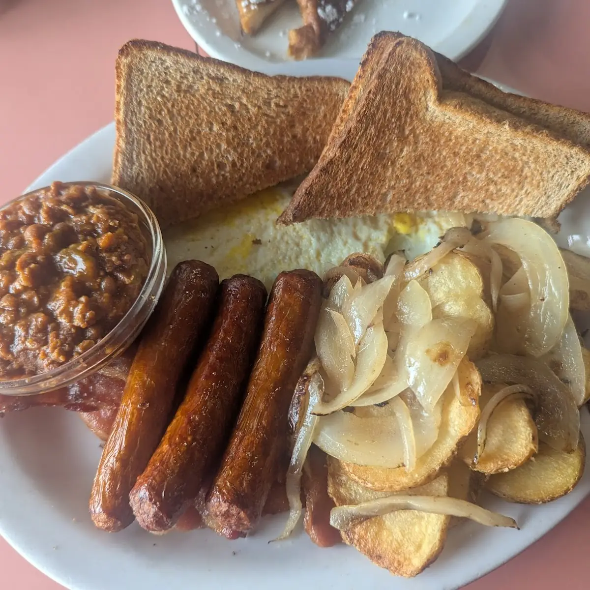 Belt with Homefries, Katrina's Corner Kitchen
