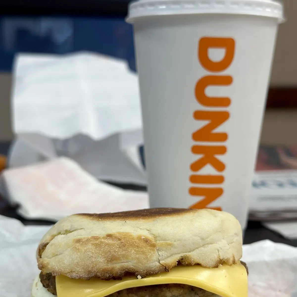 Sausage Egg and Cheese Sandwich