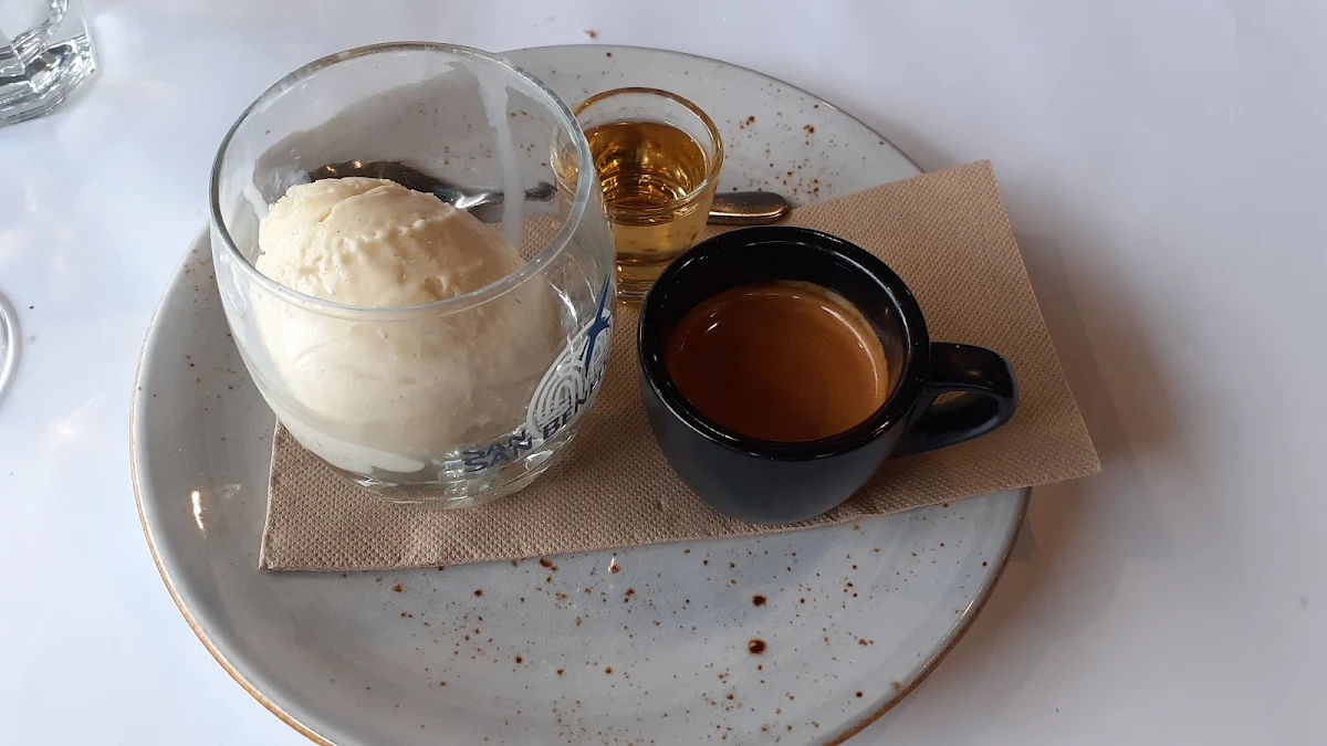 Affogato with Hazelnut Liquor, il Buco Kitchen