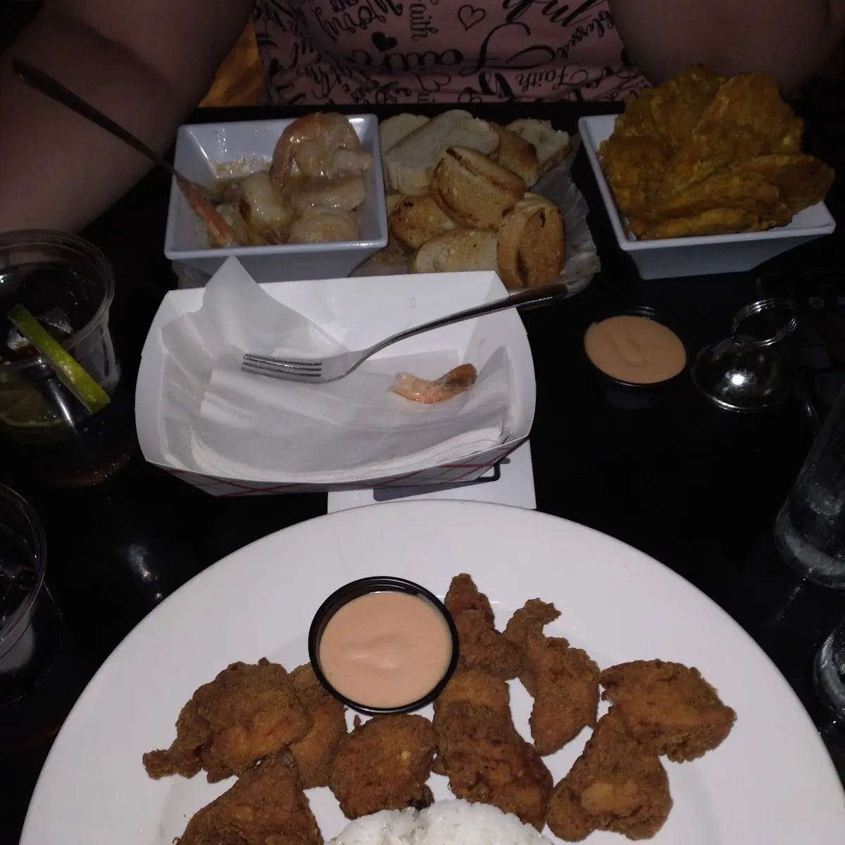 Chicharon De Pollo Sin Hueso Fried Boneless & White Rice Chicken