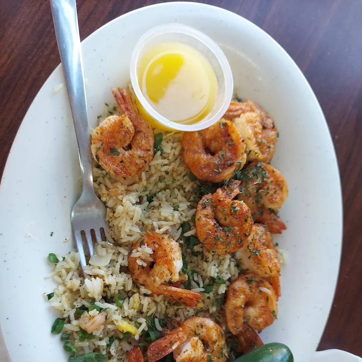 Grilled Shrimp and Rice Pilaf