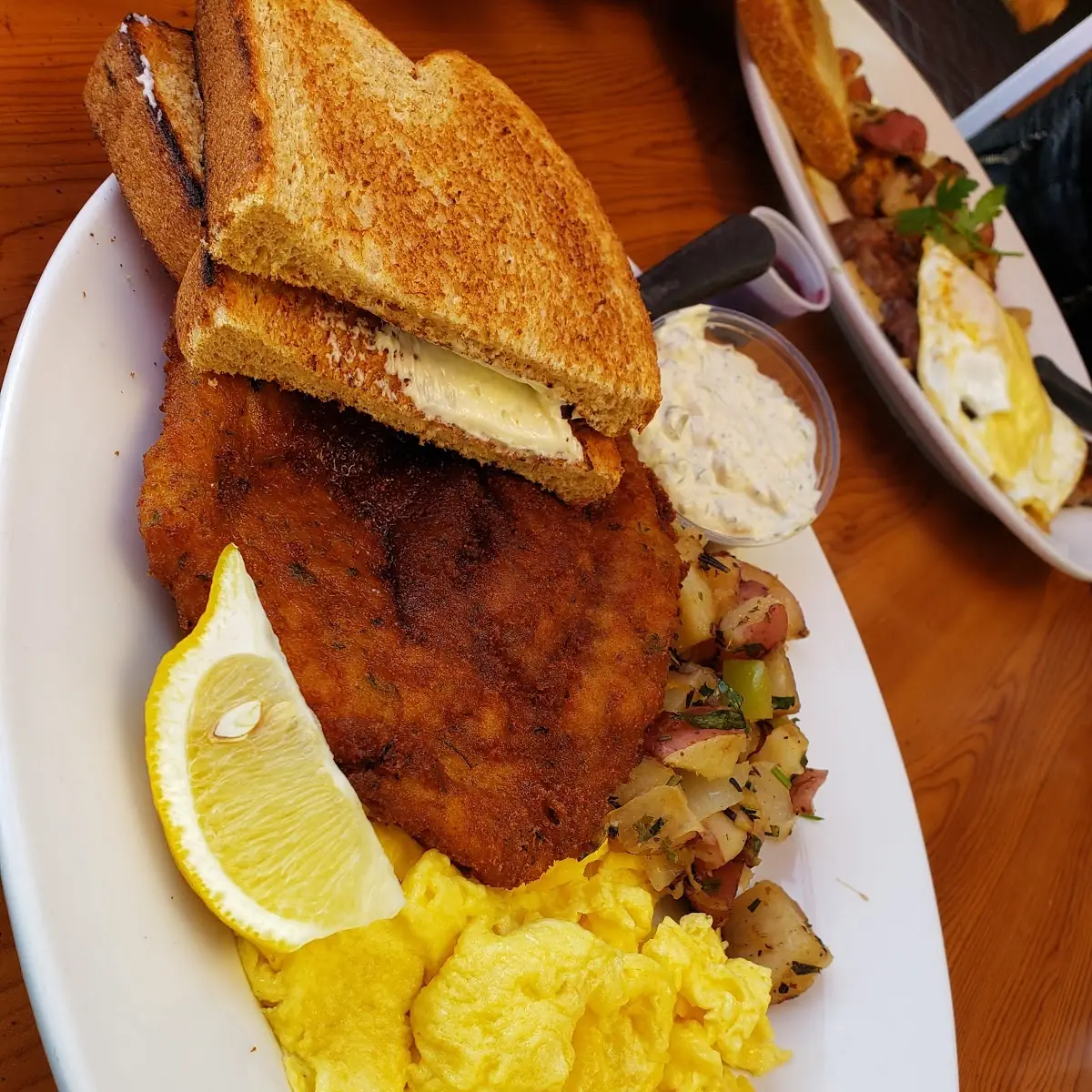 Calamari Steak & Eggs