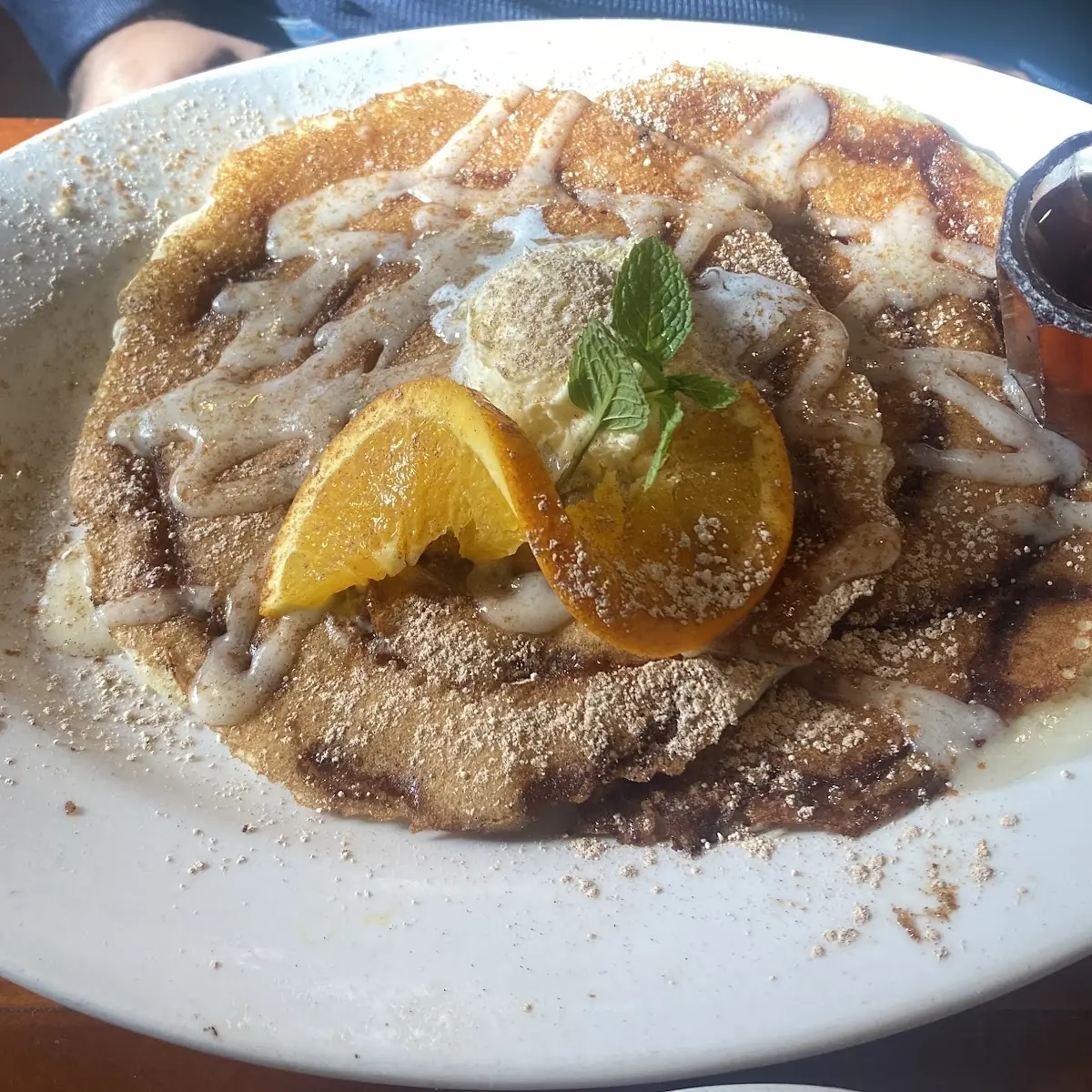 Cinnamon Bun Pancakes