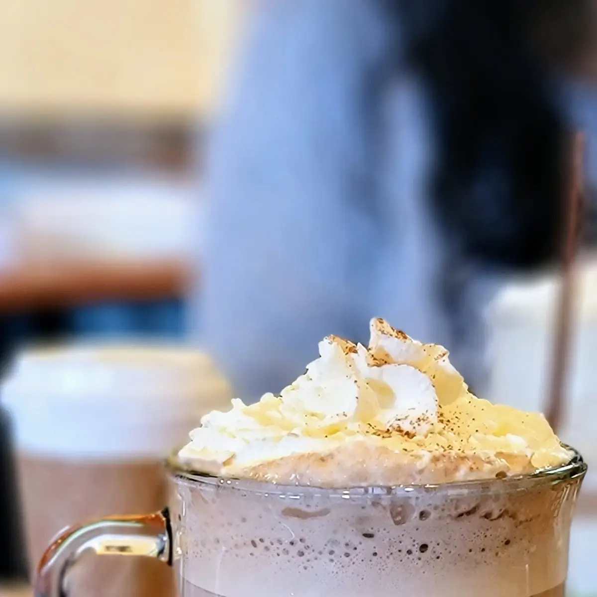 Hot Chocolate or Hot White Chocolate with Whipped Cream