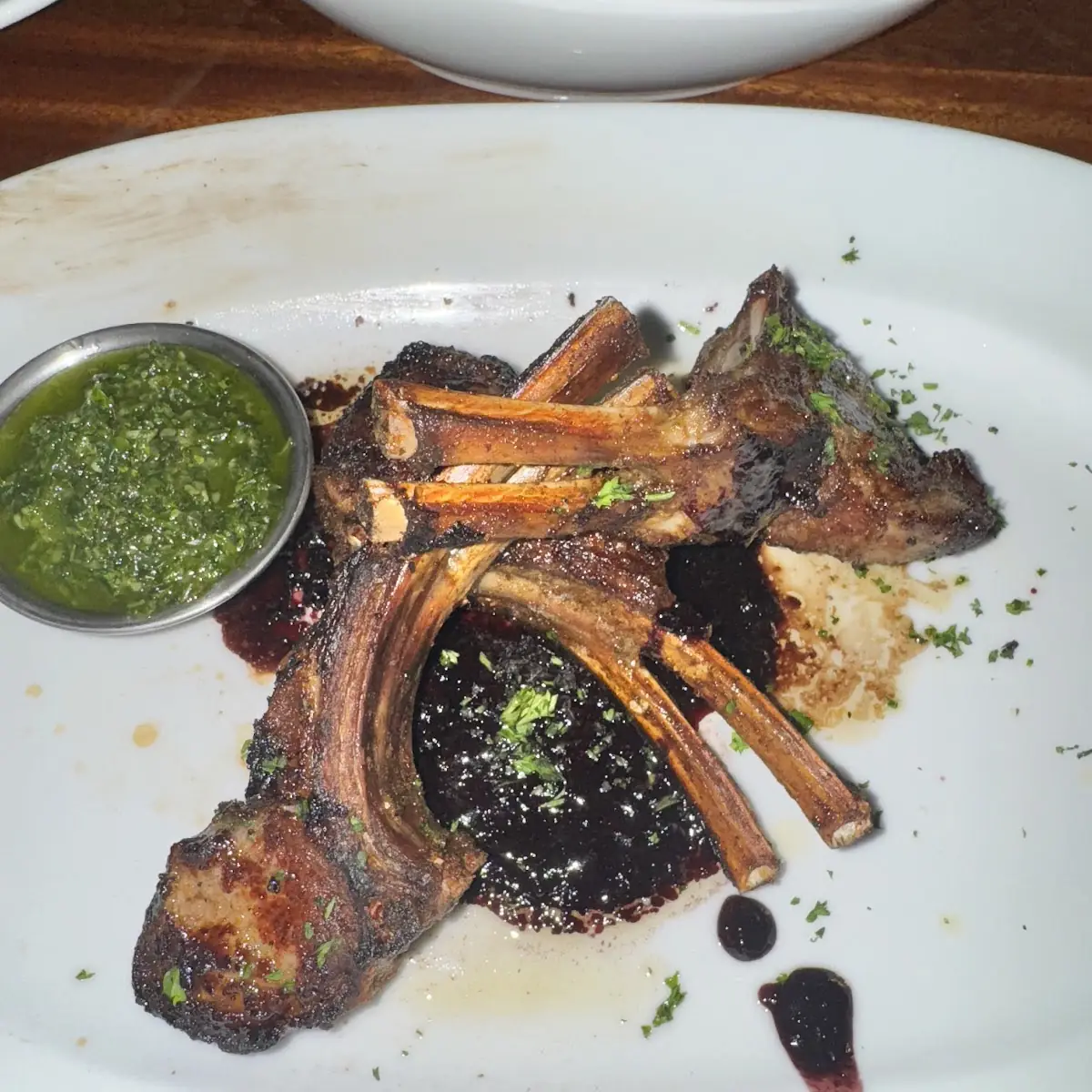Lamb Chops with Sauce