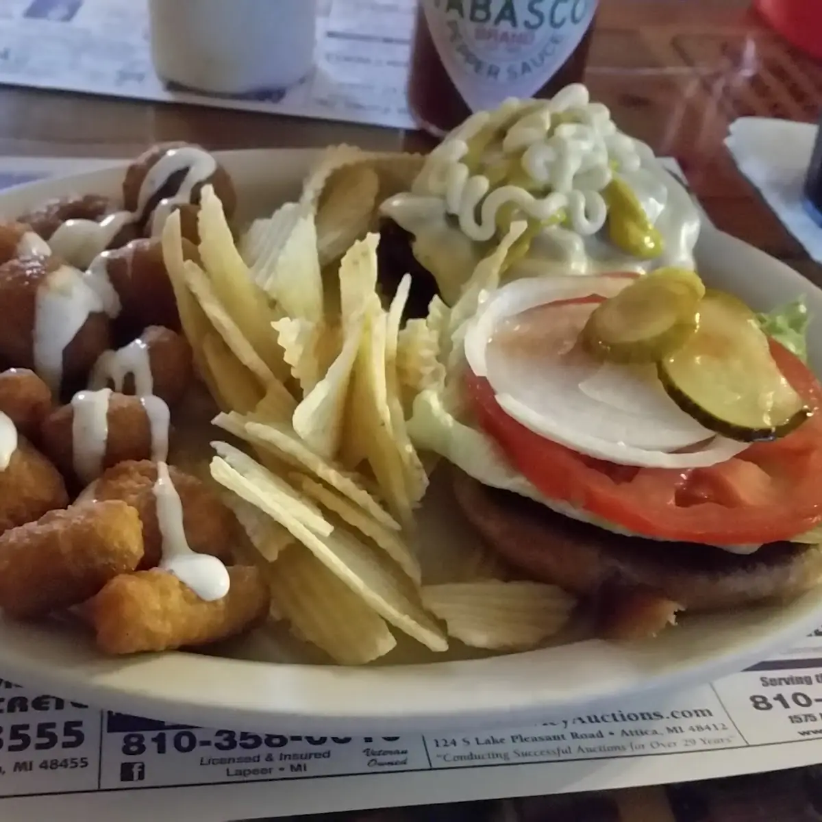 Mushroom Swiss Burger with DF Mushrooms