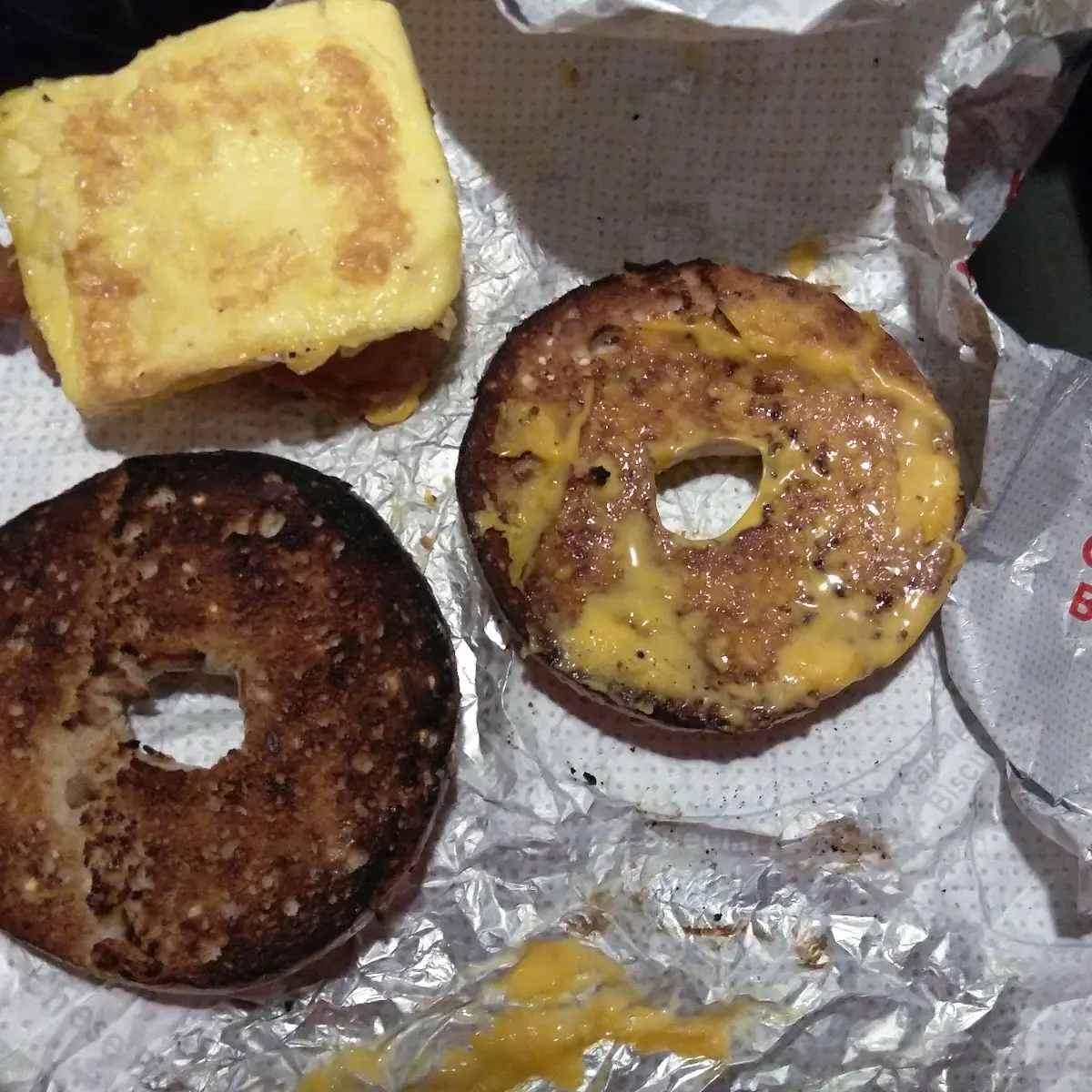 Chicken Egg and Cheese Bagel