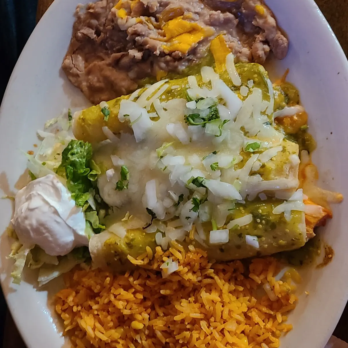 Enchiladas Verdes