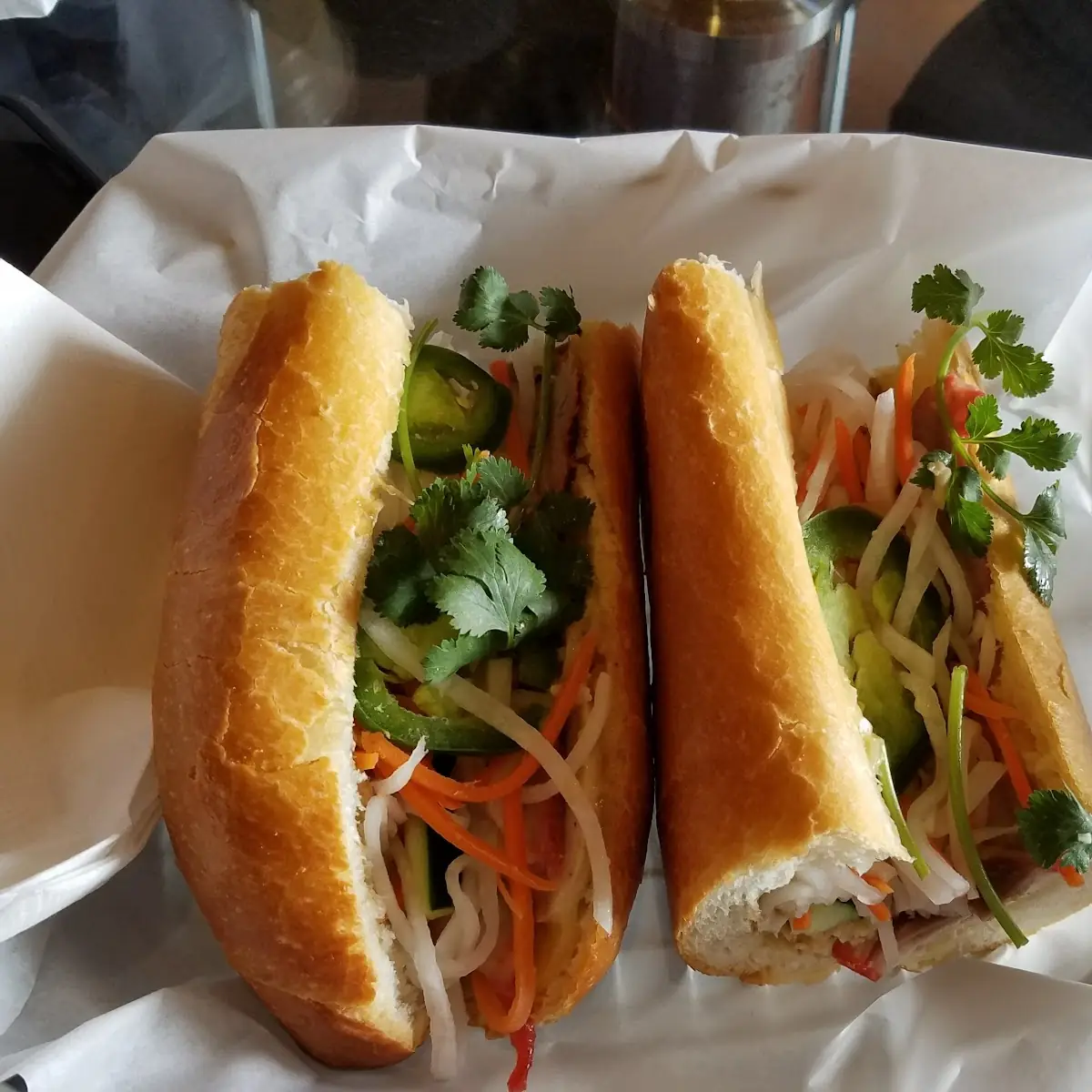 Grilled Pork Vermicelli Plate with Egg Roll