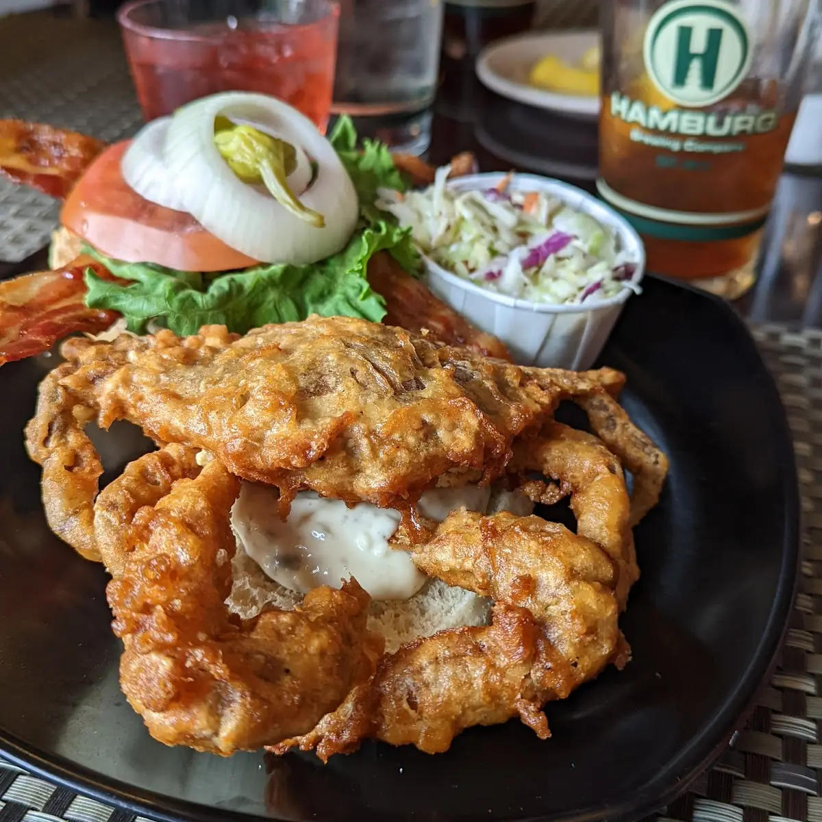 Lowcounty Crab Cake & Fried Green Tomato