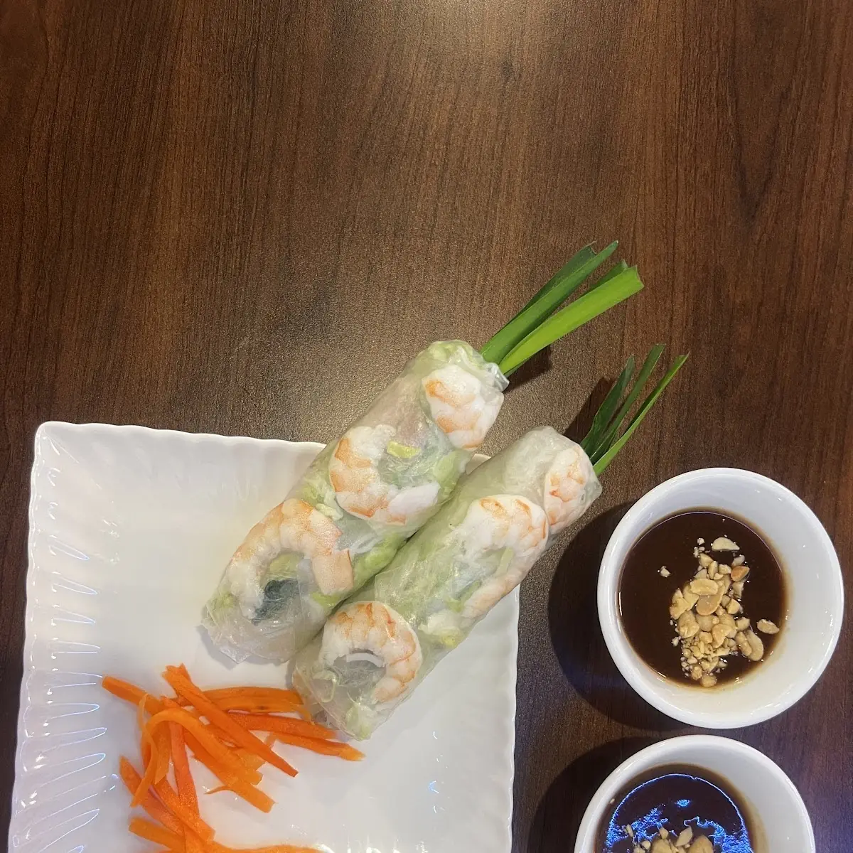A4 Vegetable Summer Roll Gỏi Cuốn Chay, Pho PAPA Vietnamese Restaurant