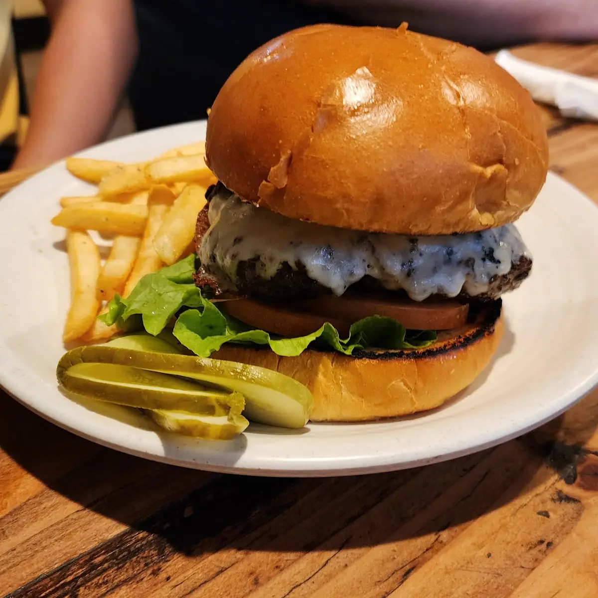 Burger and Fries
