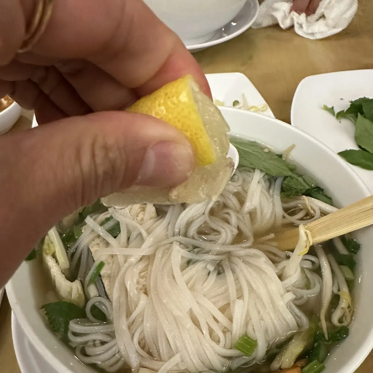 Spicy Lemon Grass Vermicelli Noodles Soup