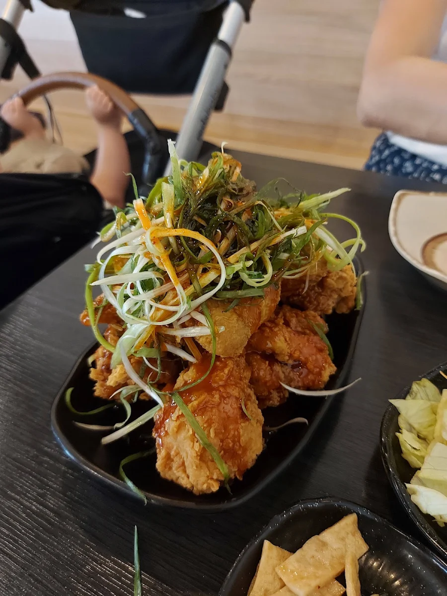 Fried Chicken with Sweet & Sour Sauce, Grilled Korean BBQ