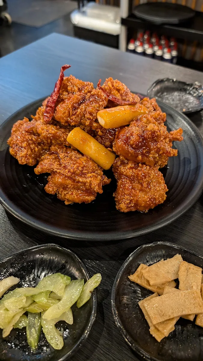 Korean Fried Chicken Traditional Market Style, Grilled Korean BBQ