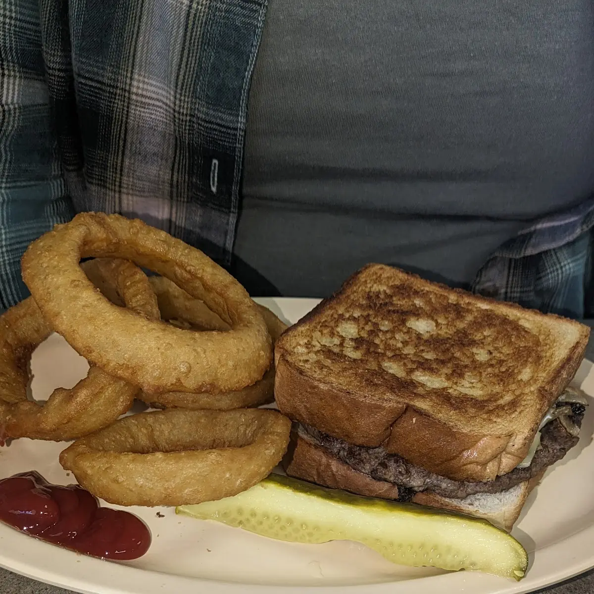 Frisco Burger with Onion Ring