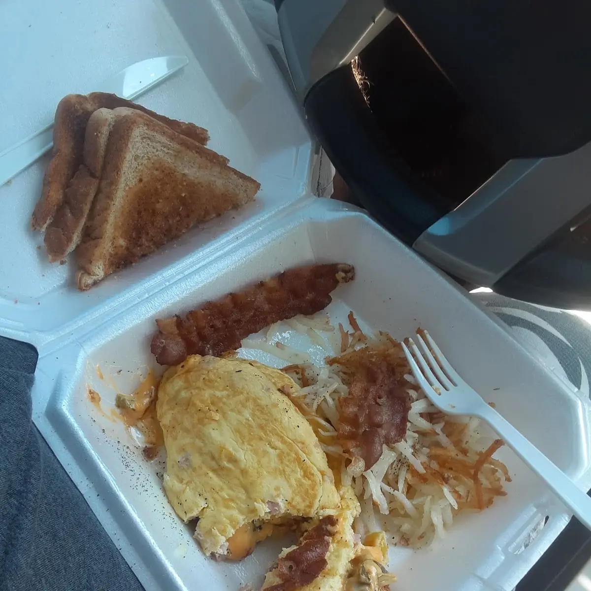 Western Omelette with Bacon