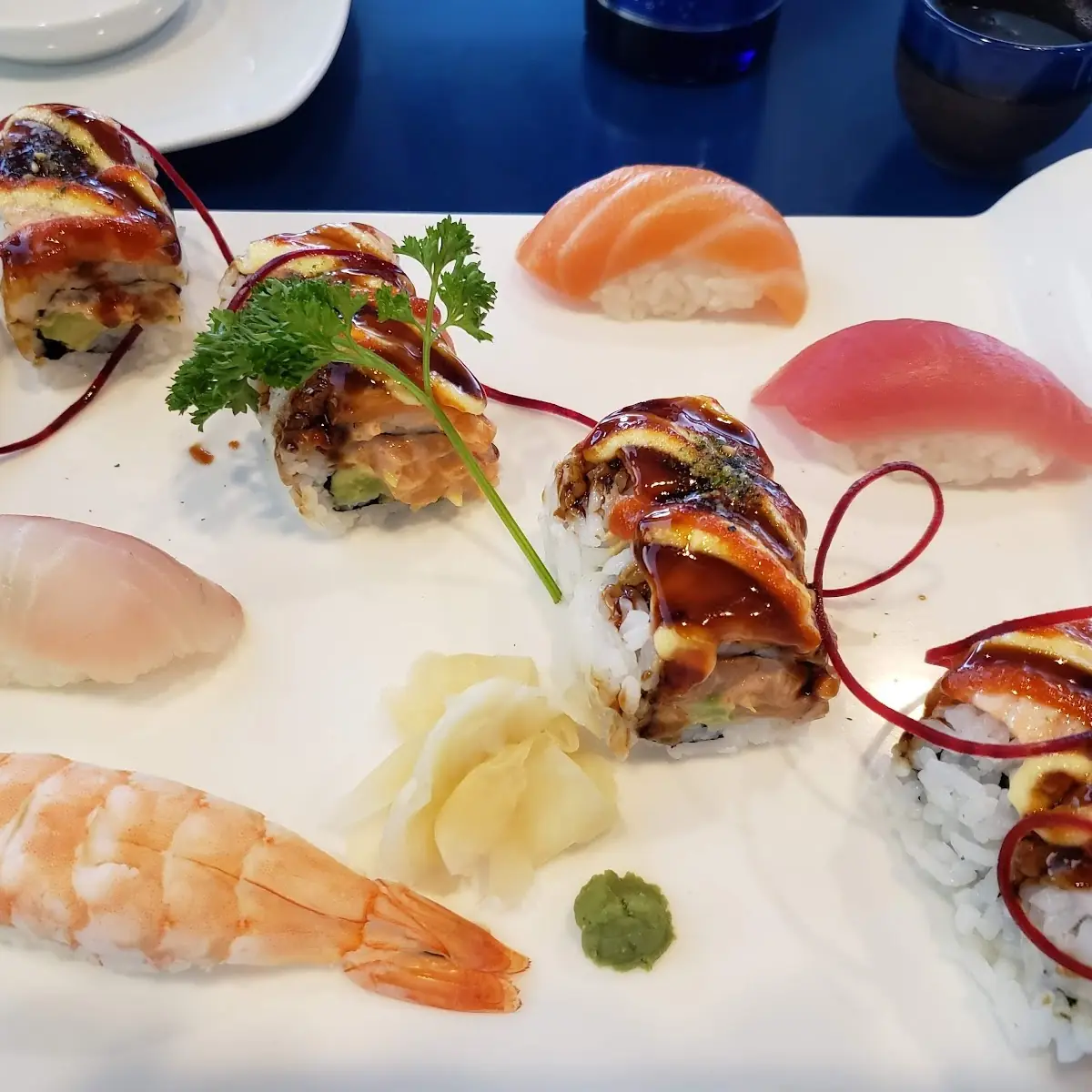 Sushi Combo 1 with Crazy Salmon Roll